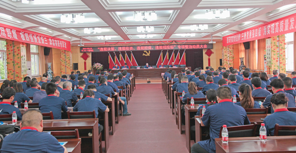 公司召開“違規(guī)決策、違規(guī)投資、違規(guī)擔(dān)保、違規(guī)招投標(biāo)”專項(xiàng)整治動員大會